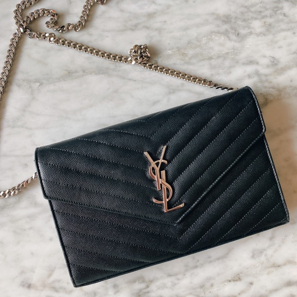 Leather Wallets on Chains Handbags